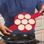 Flip Cooker Pancakes Mold - Silicone Pancake Molds 7 Circles