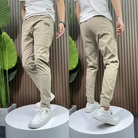 Multi-pocket Skinny Cargo Pants