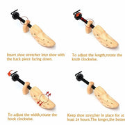 Wooden Shoe Stretcher (2 WAYS stretch)