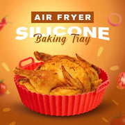 Air Fryer Silicone Baking Trayï¼ˆReusableï¼‰