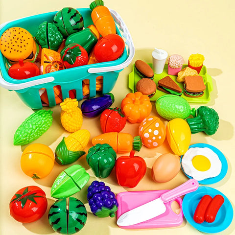 The best gift for childrenâ€”Cutting Play Food Toy for Kids Kitchen